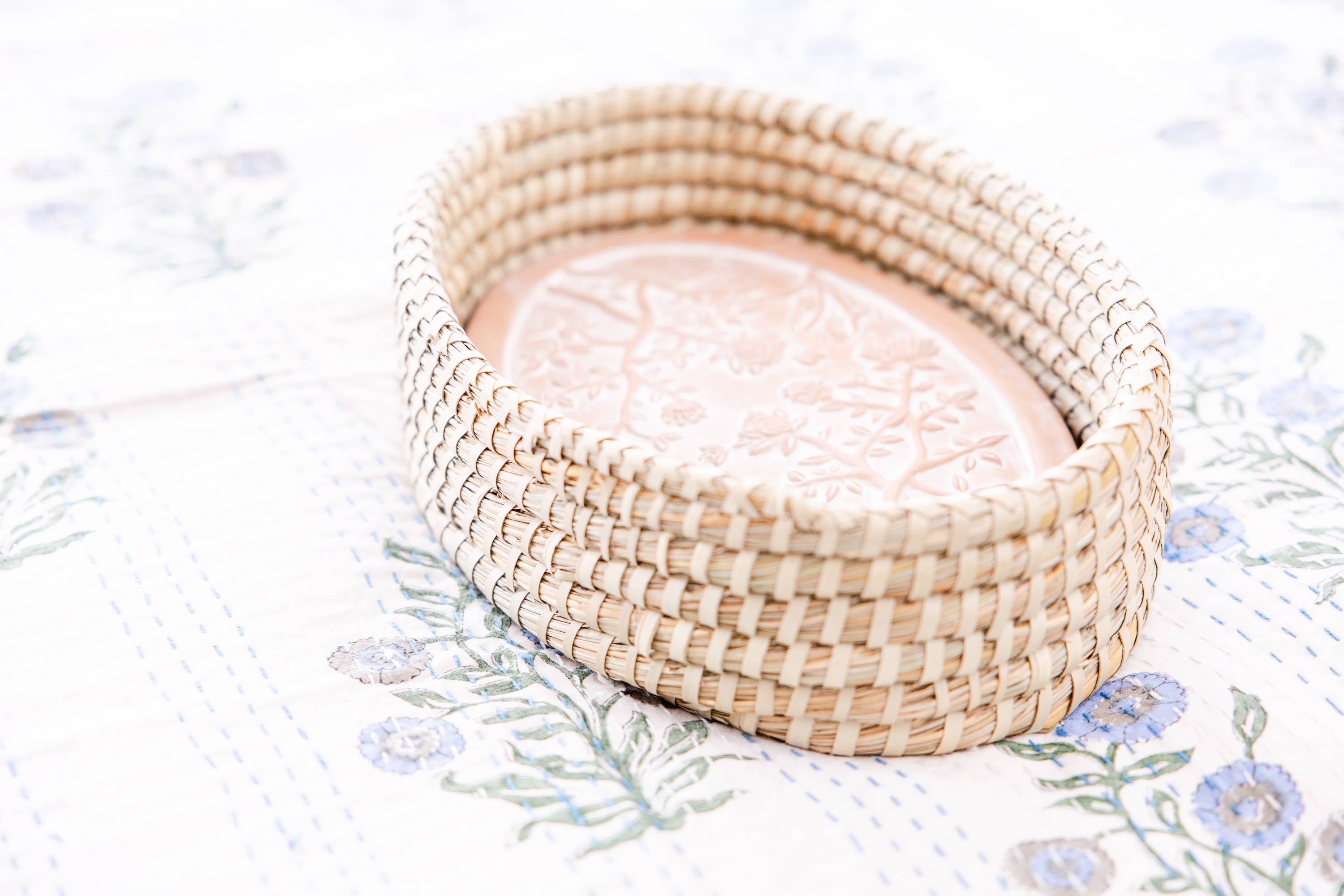 Oval Garden Bread Warmer Basket