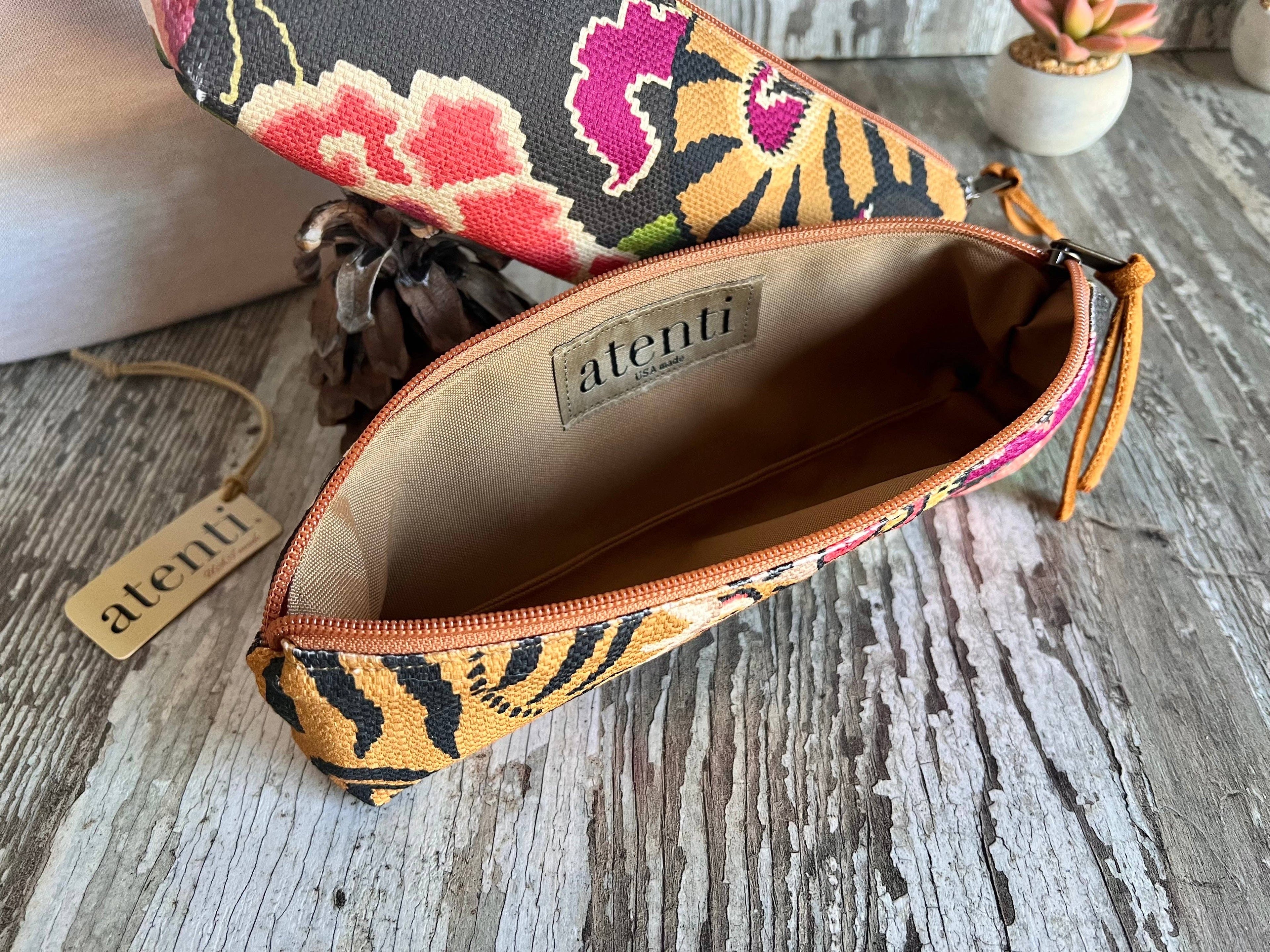 Tiger Floral Pouch