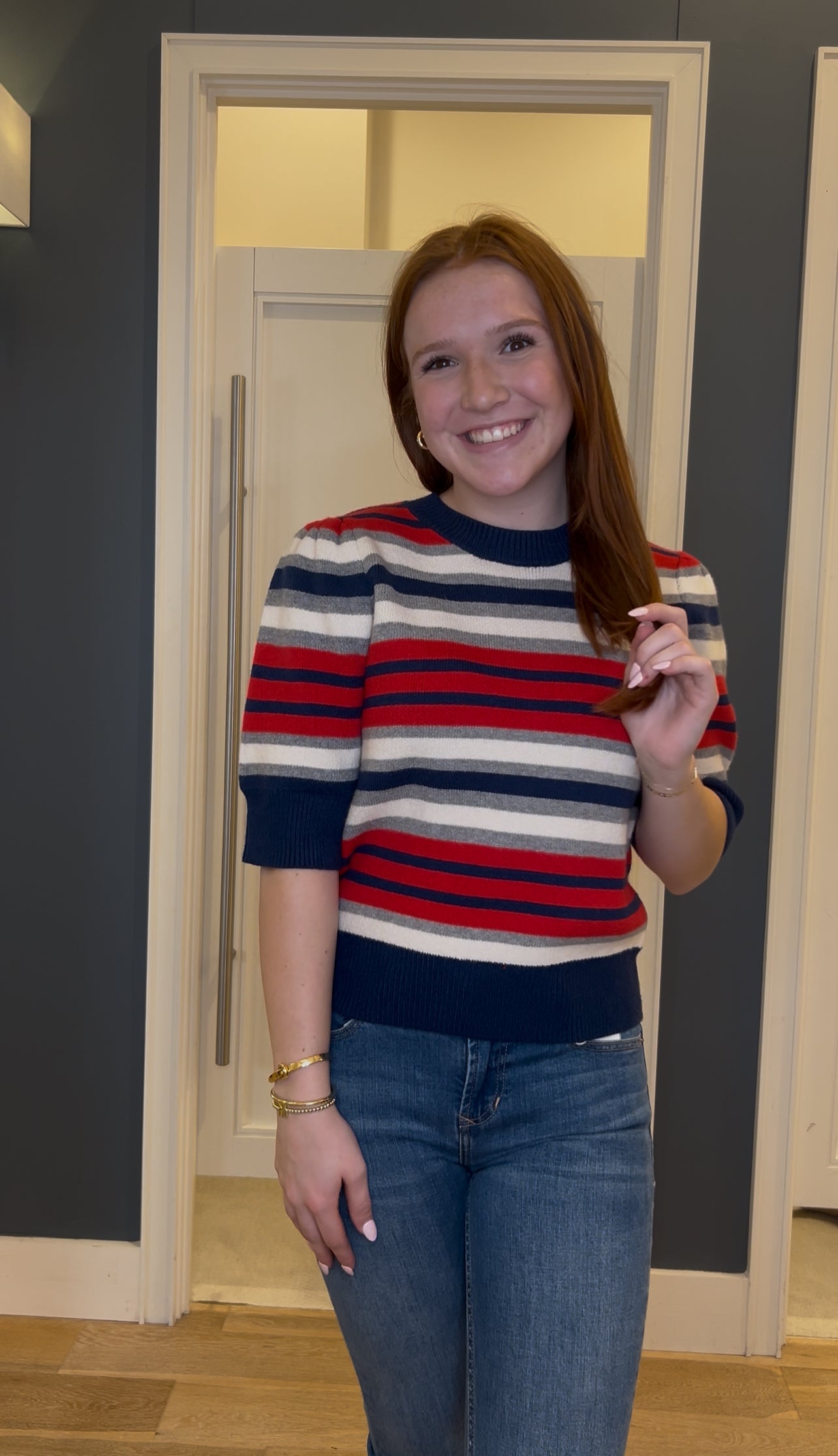 Magnolia Stripe Knit Sweater