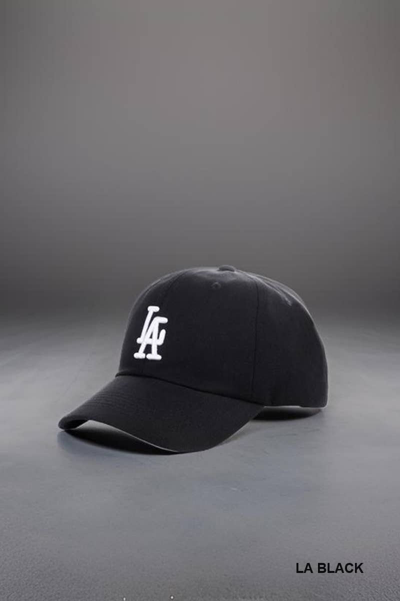 City Logo Embroidered Monogram Baseball Cap