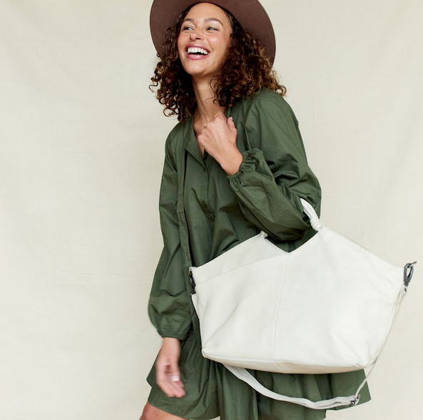 Nelly Handcrafted Leather Tote/Crossbody Bags