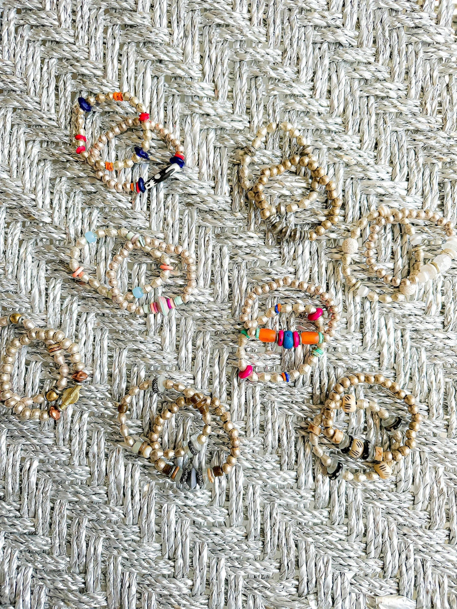 Marrakech Metal Bracelet | Blanc