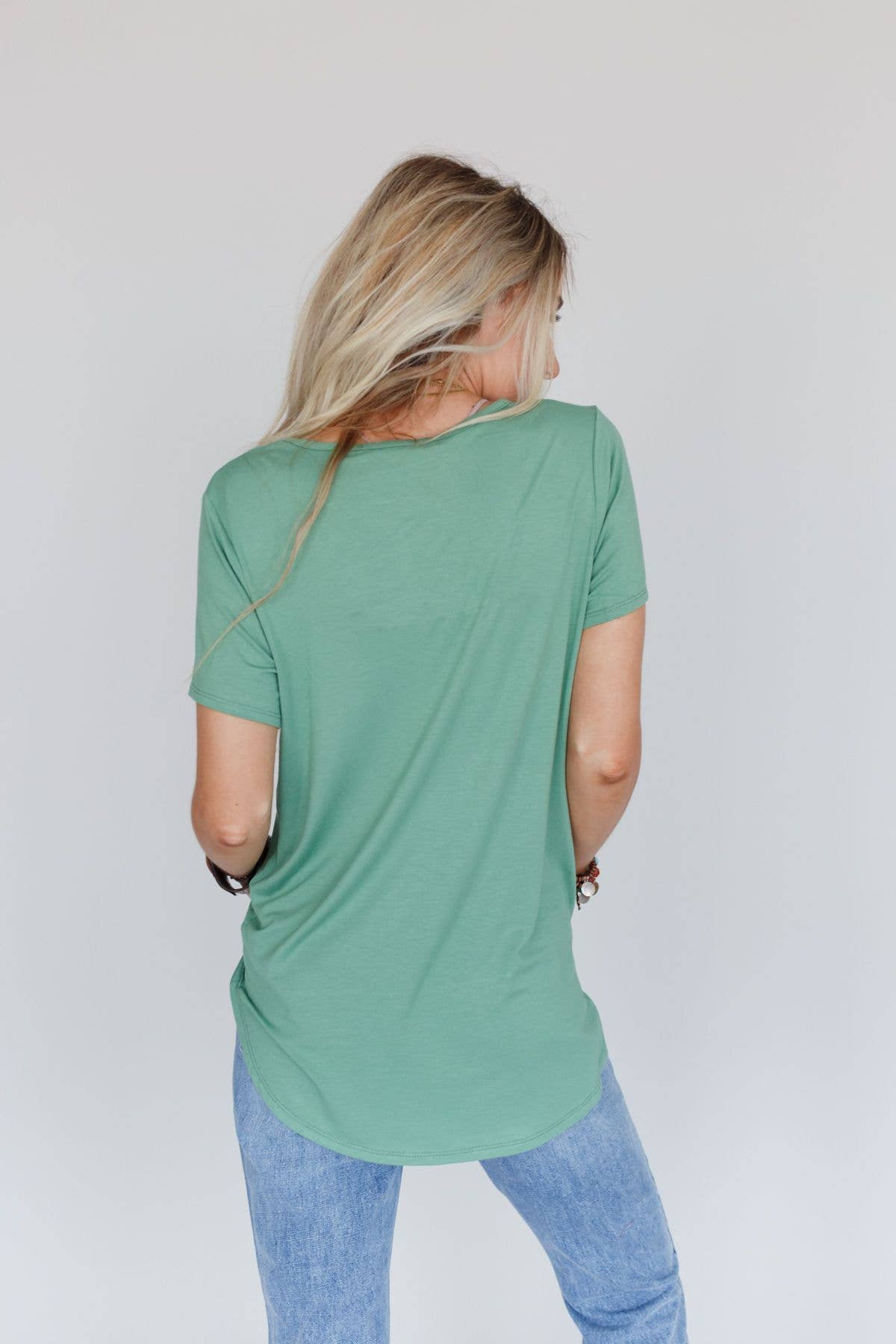 Scoop Neck Bralette Tee