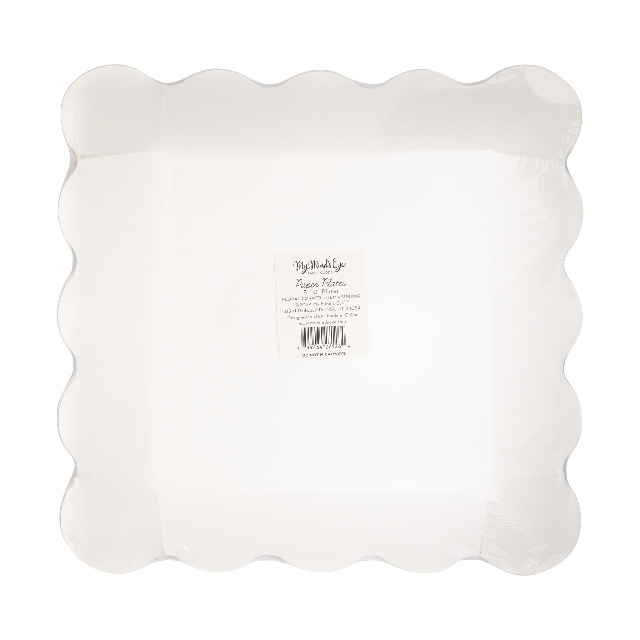 Floral Corner Plate