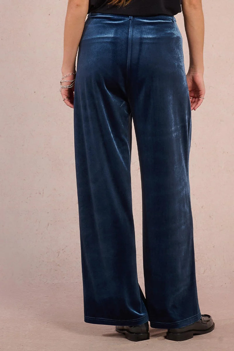 The Luxe Velvet Wide Leg Trousers