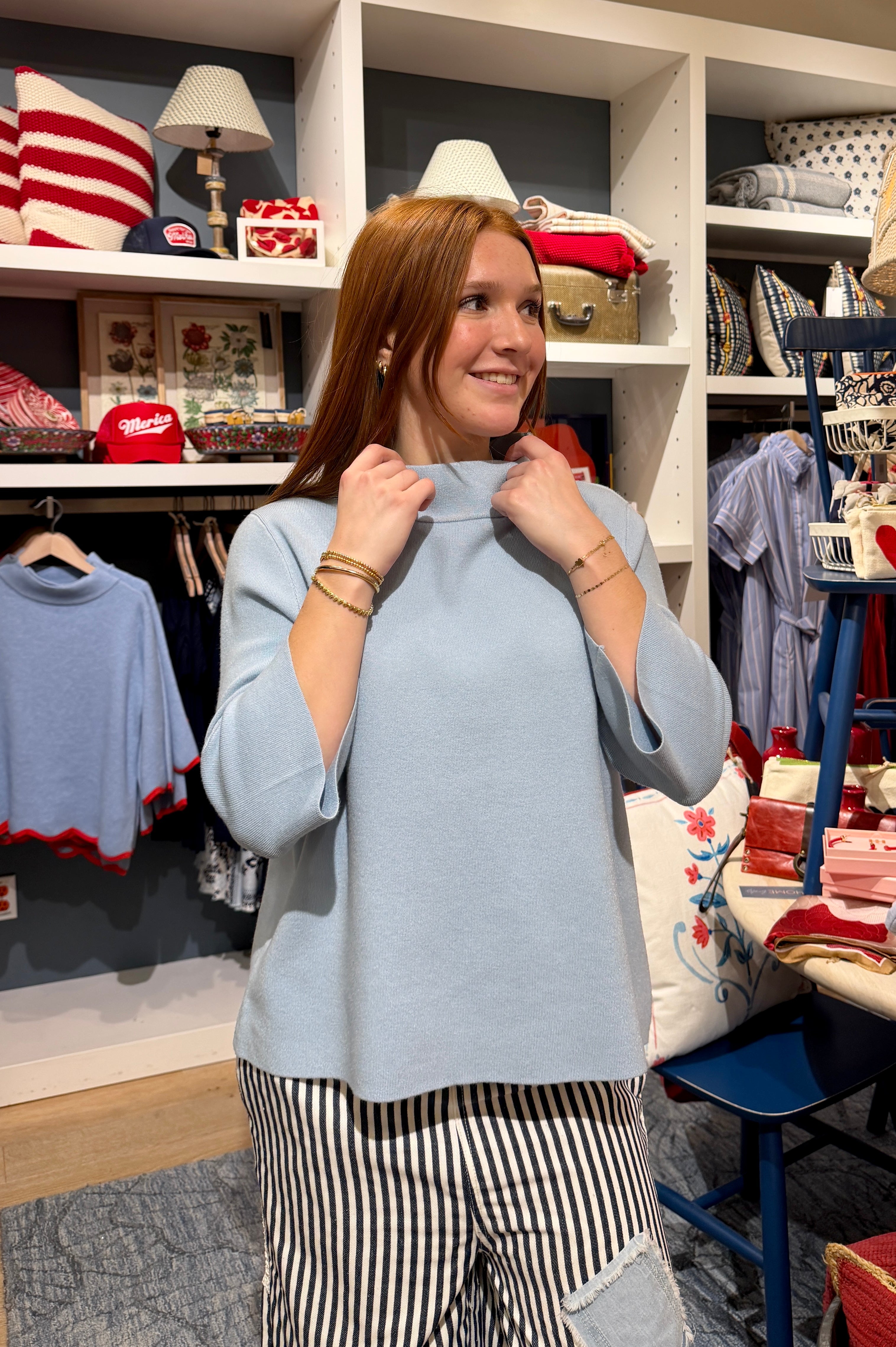 Effortless Mock Neck Sweater