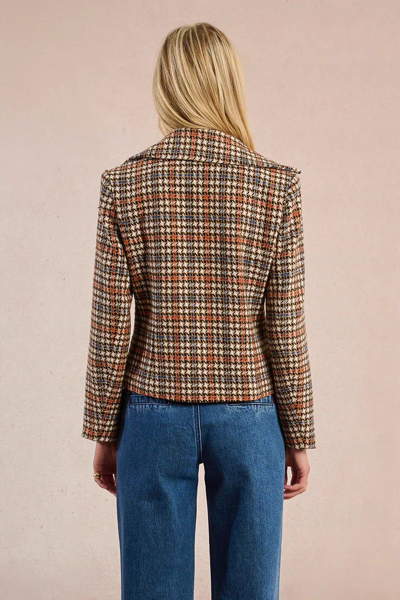 Short Plaid Coat