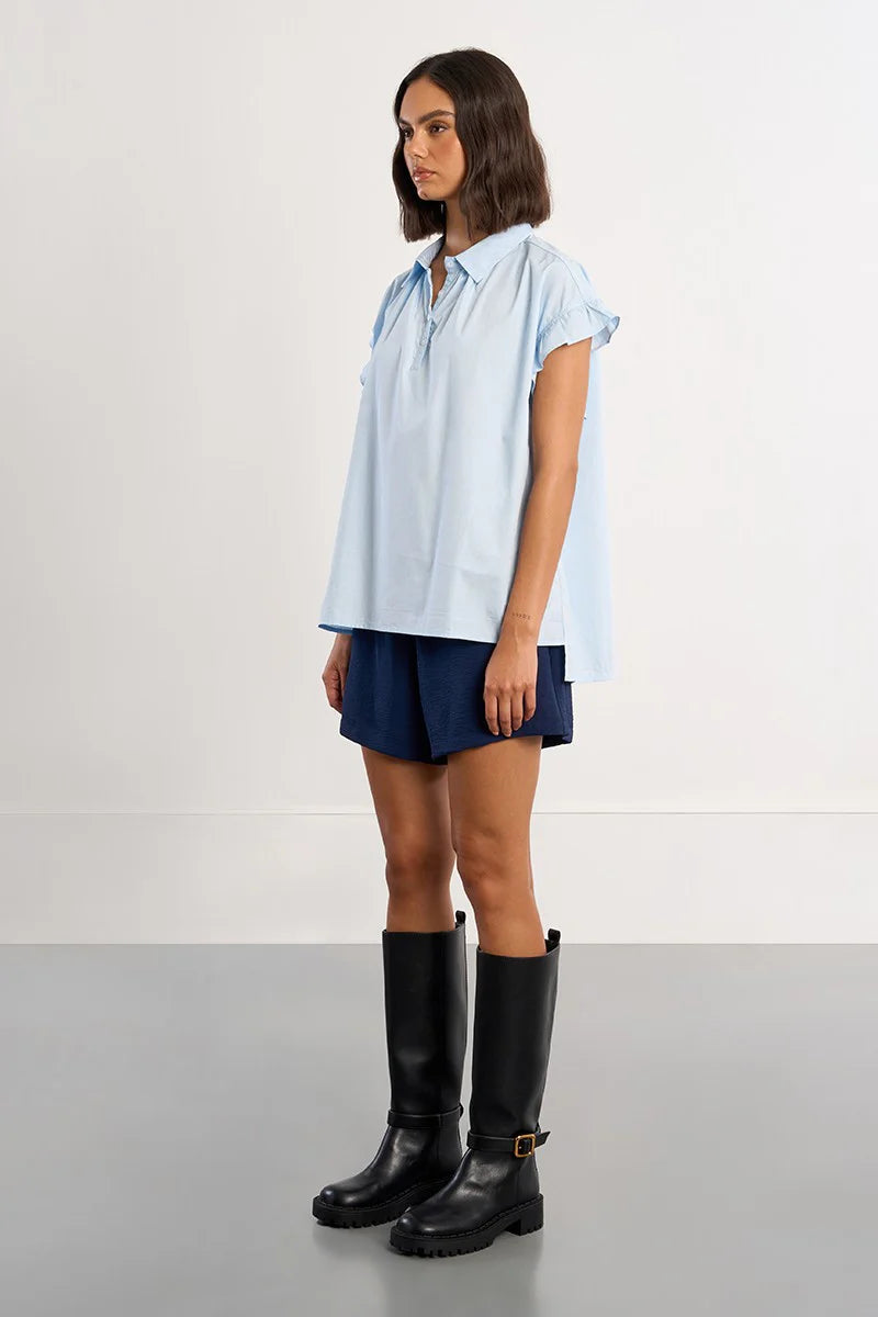 Seaside Eyelet Top