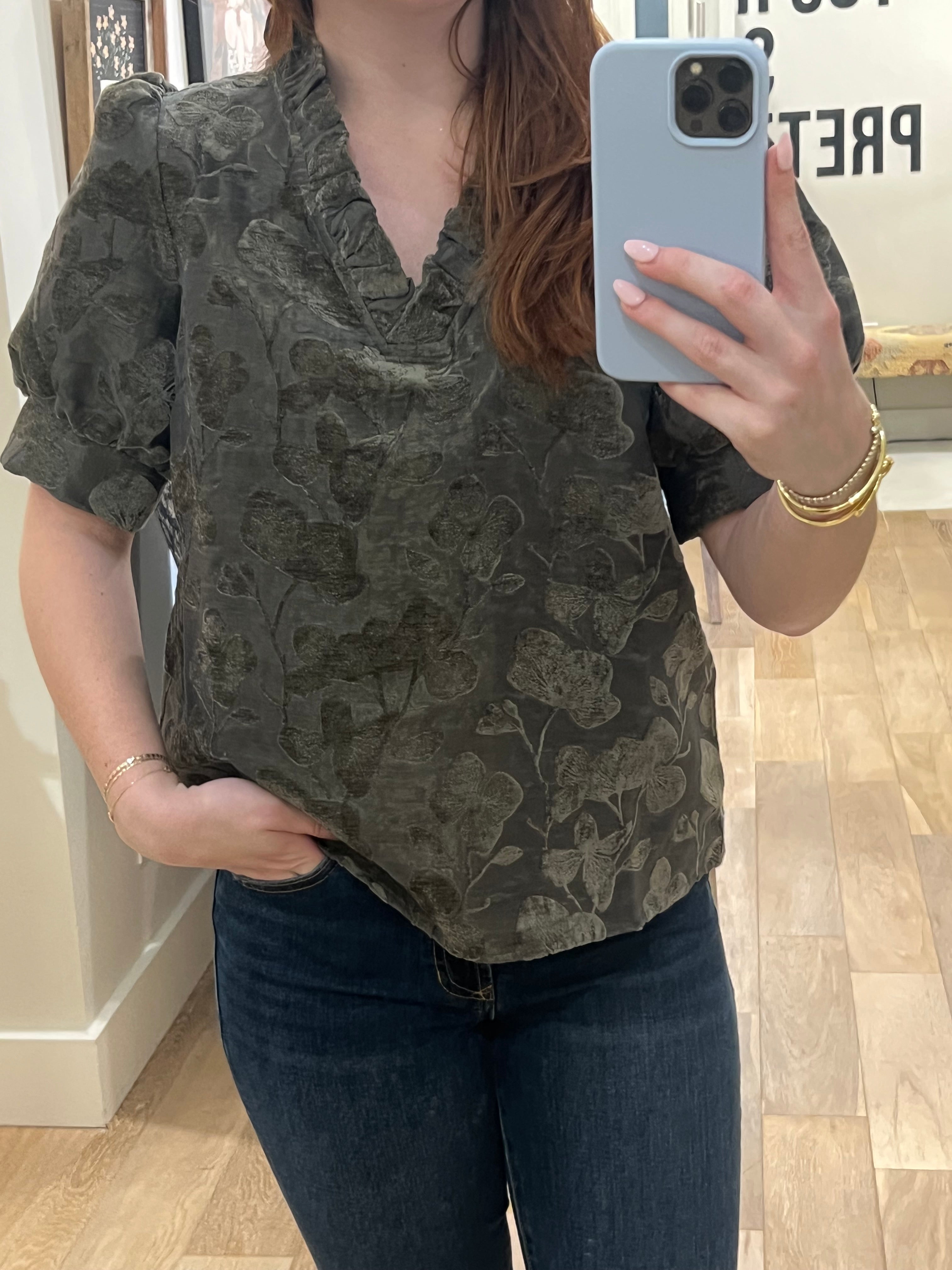 Velvet Petal Blouse