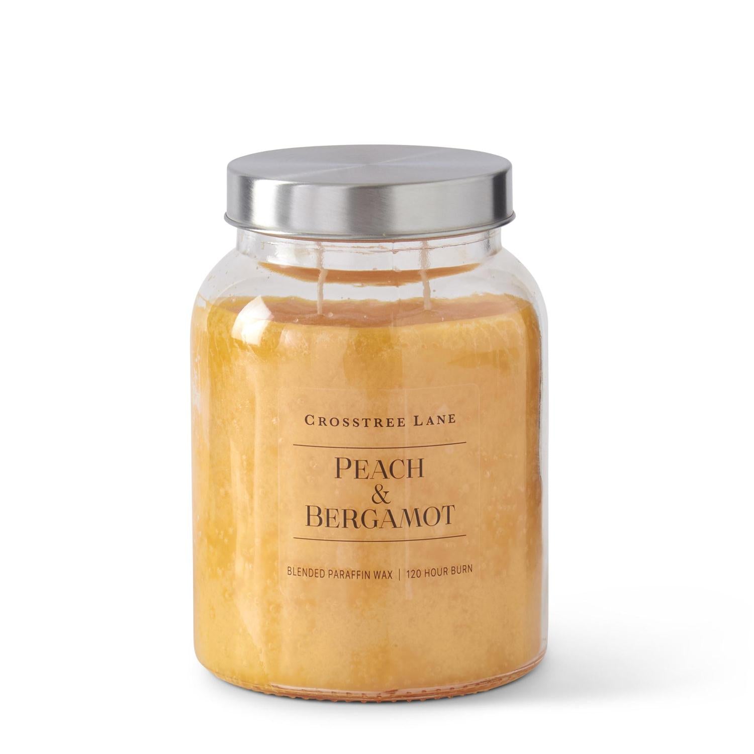 24 oz Peach & Bergamot Crosstree Lane Candle