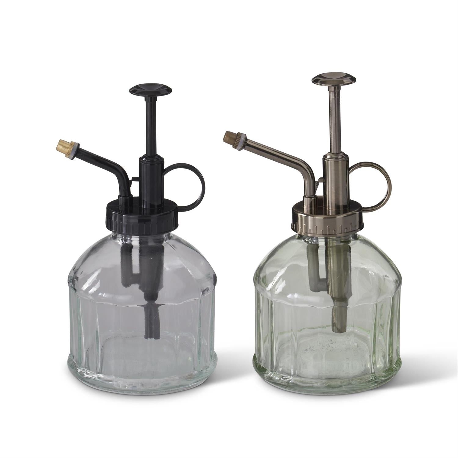 6-Inch Metal & Glass Flower Misters