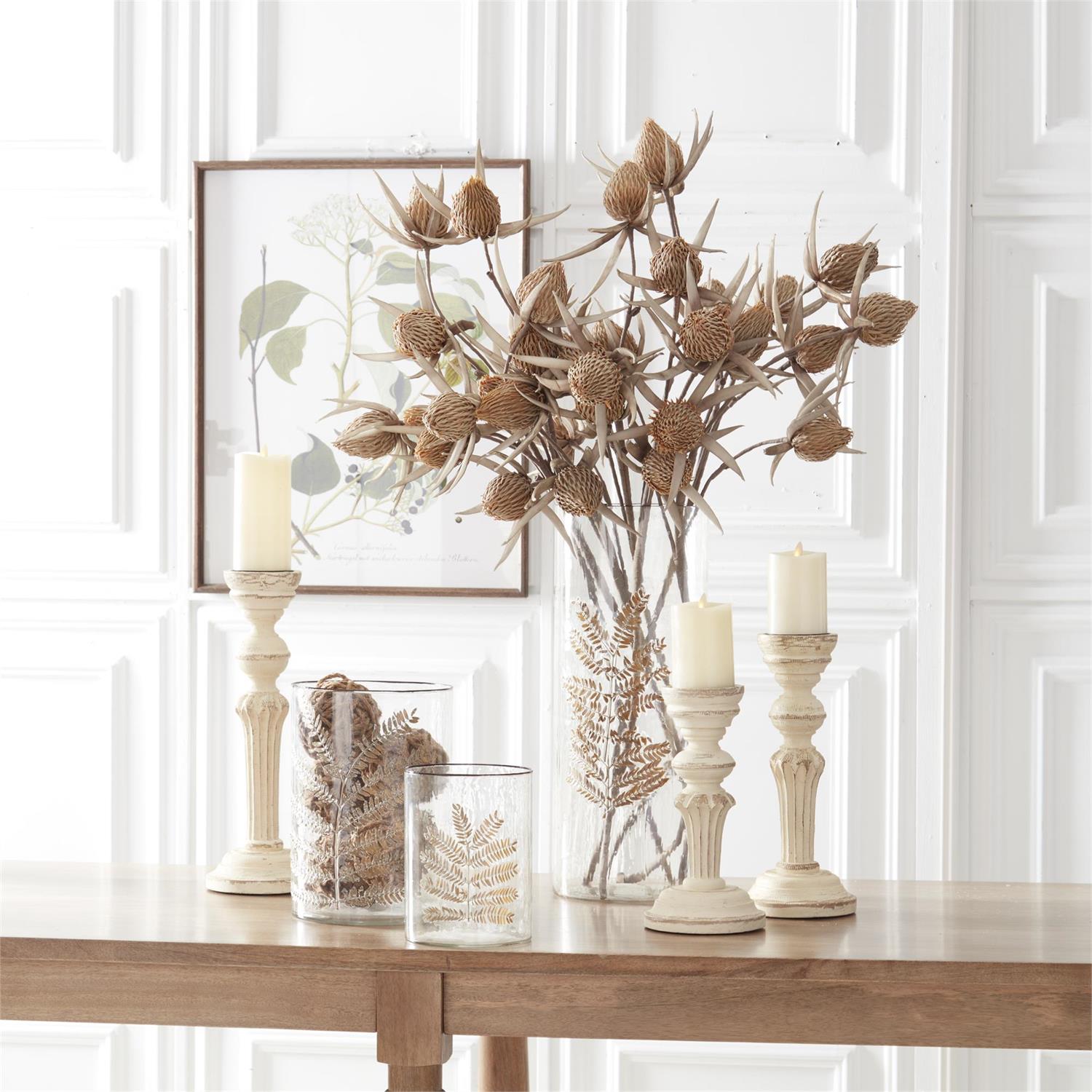 42" Tan & Gray EVA 5 Bloom Stem