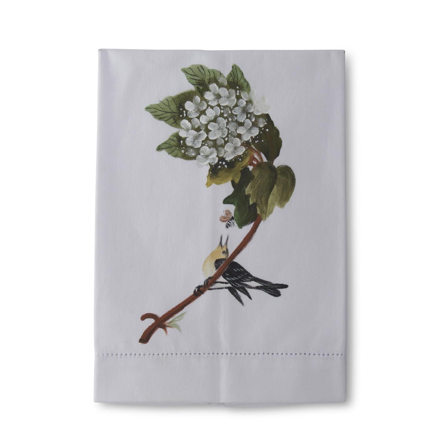 Assorted Botanical Hand-Painted Guest Towels (3 Styles)
