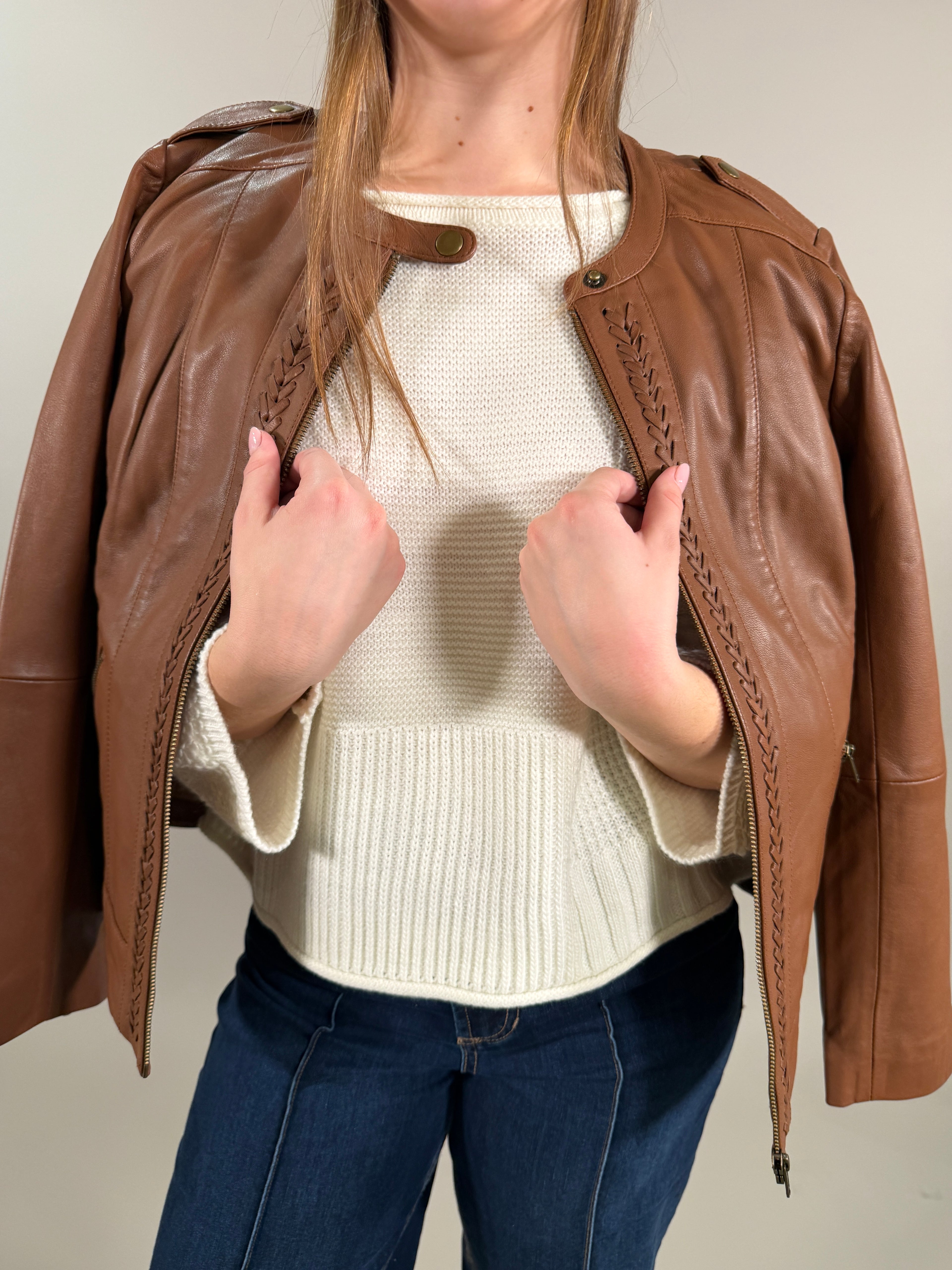 Textured Block Sweater