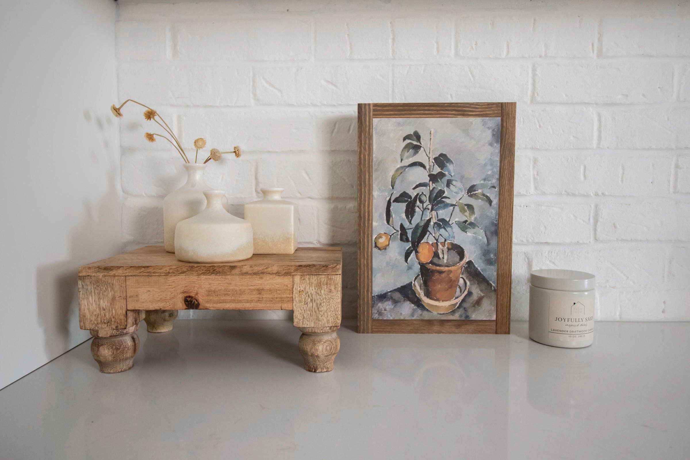 Orange Plant Wall Art