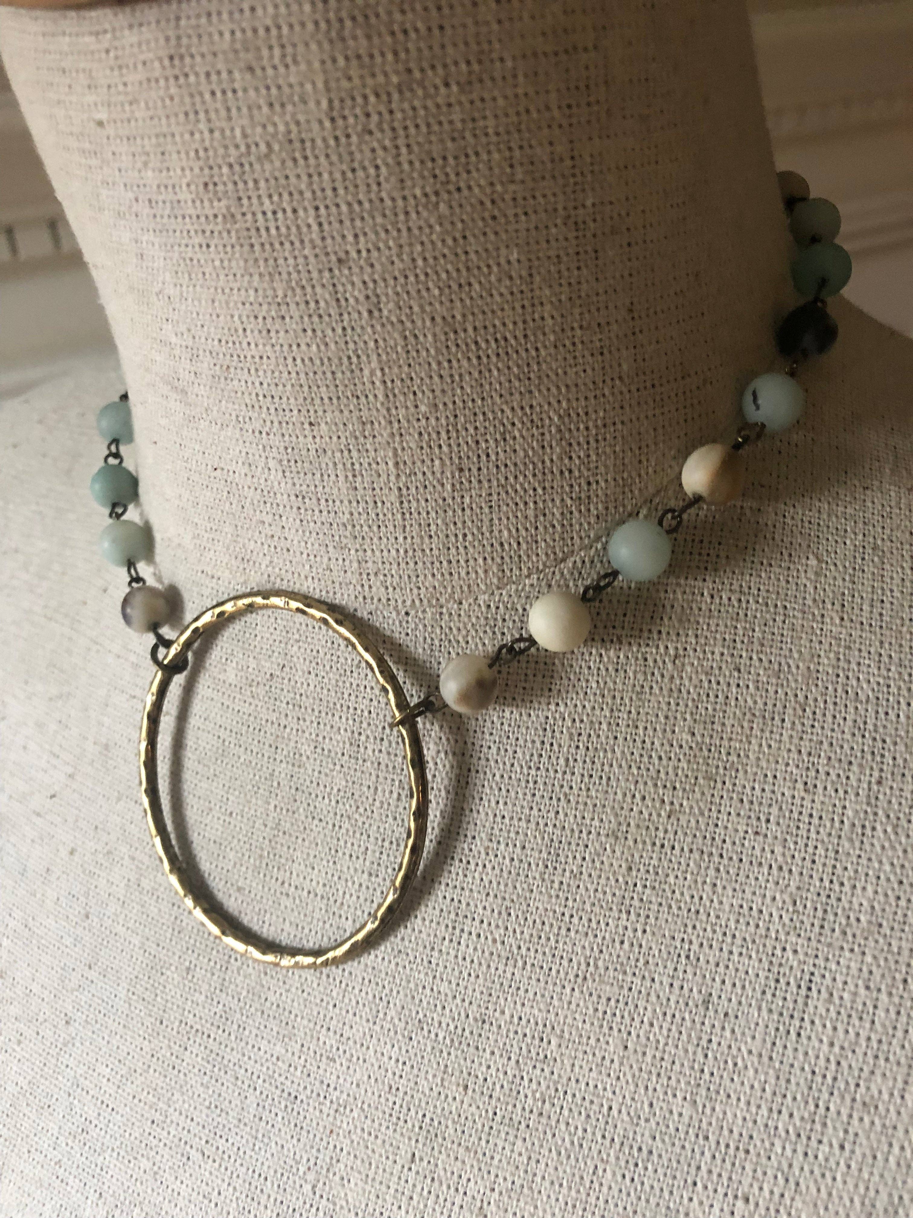 Full Circle Stone Stunner Necklace