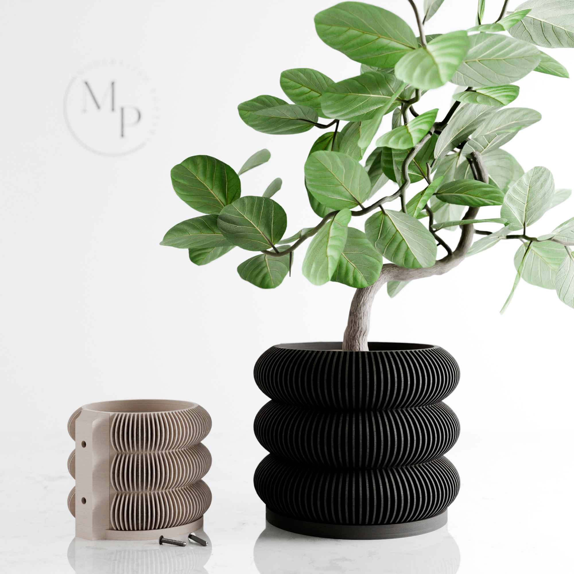 Hanging Triple Bubble Wall Planter