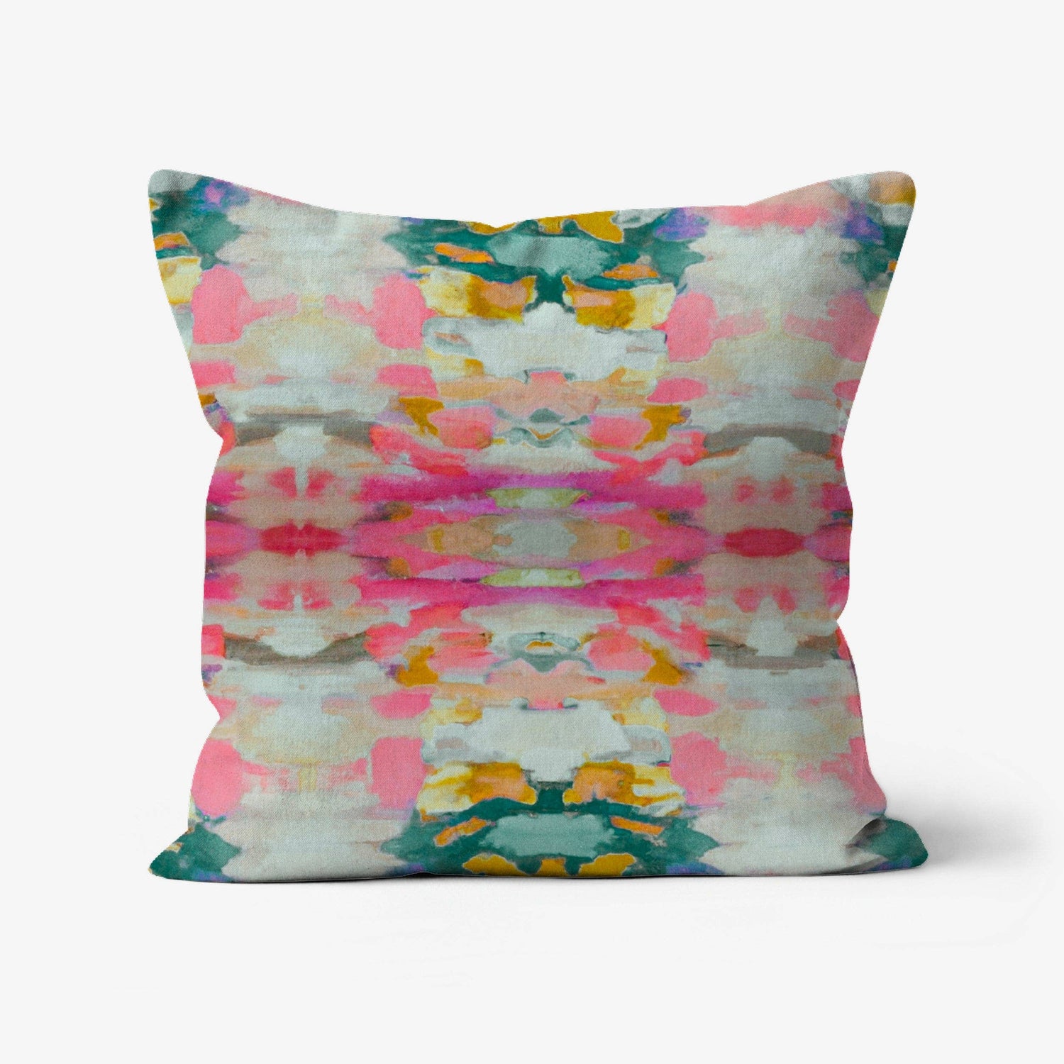 Layla Decorative Abstract Modern Art Painted Print Pillow