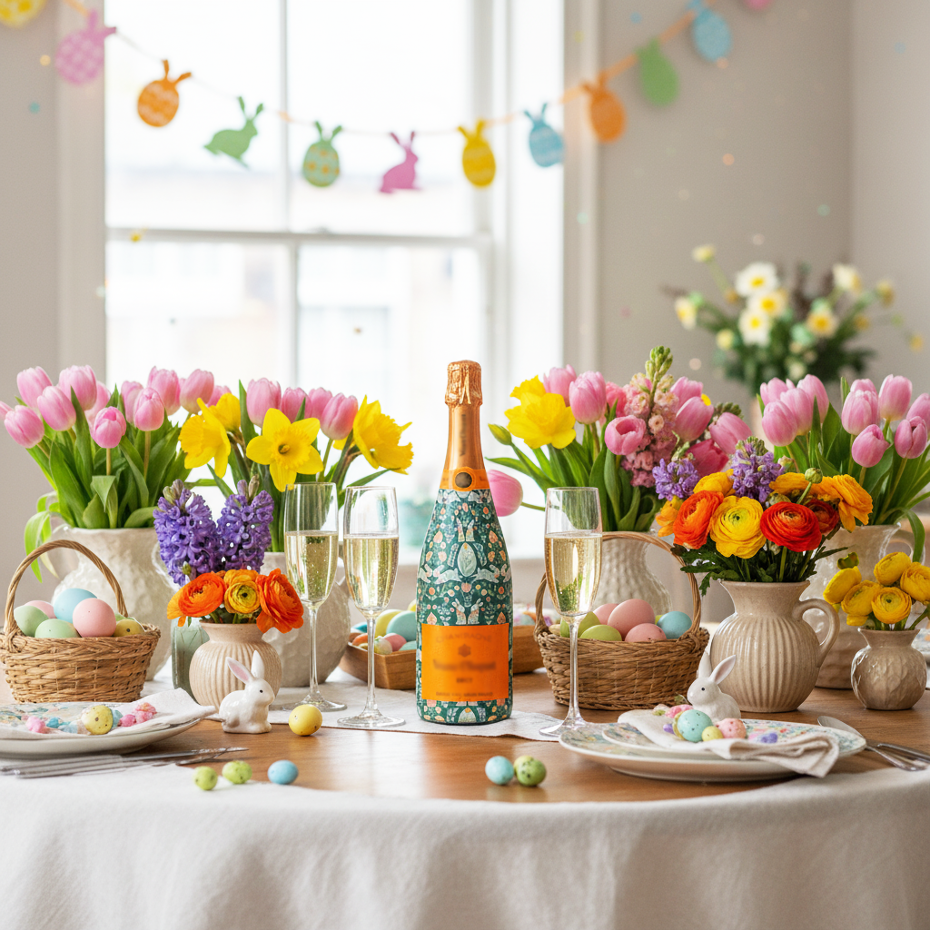 Spring Folk Bunnies- Champagne Collection