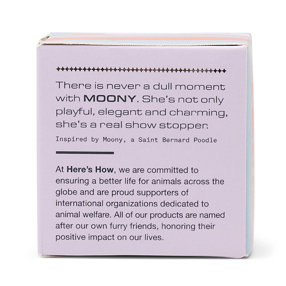 The Moony Glass Bottle Stopper - Lilac
