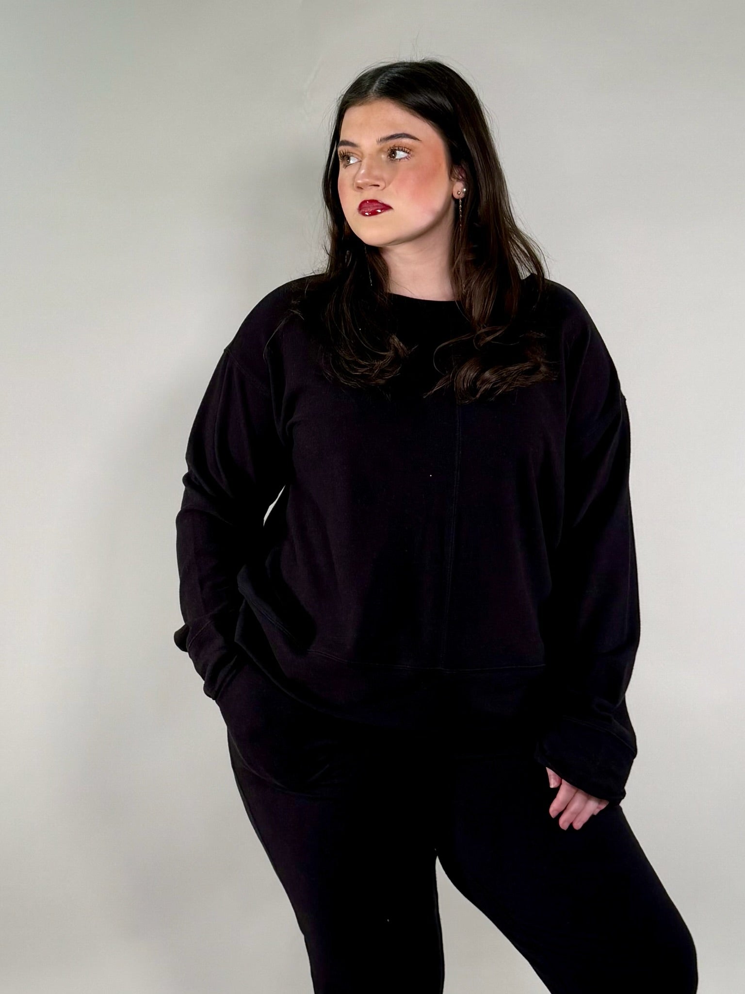 Butter Rib Knit Snuggly Pullover