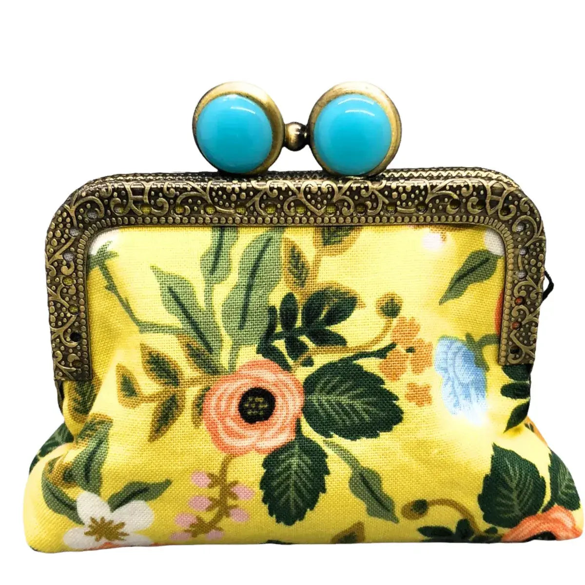 Birch Canary Blue Mini Clutch Coin Purse