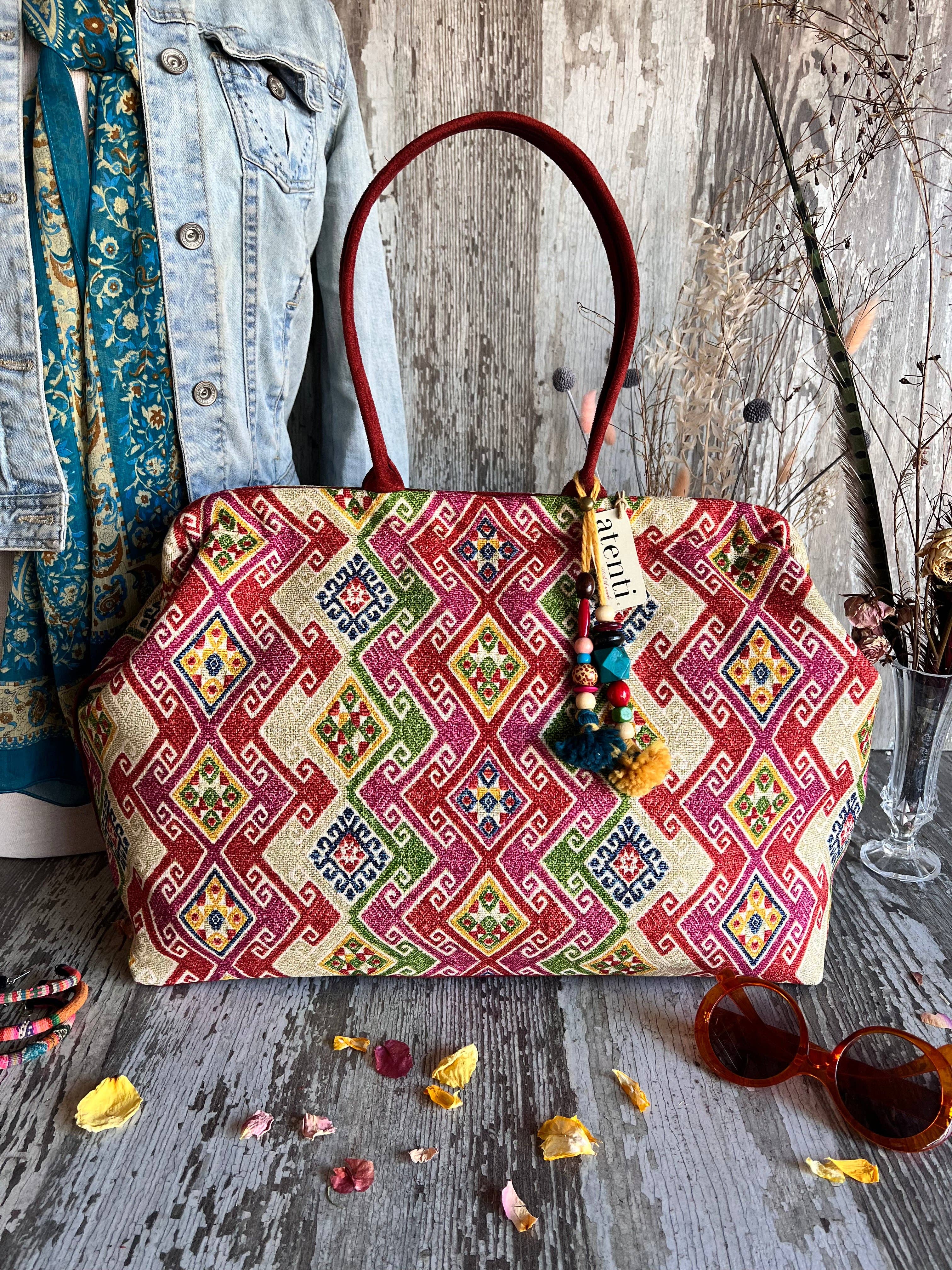 Modern Doctor Bag w/ Metal Snap Frame