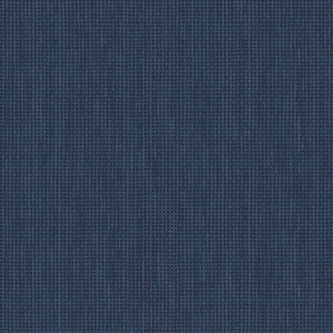 Textured Rattan Navy Peel and Stick Wallpaper