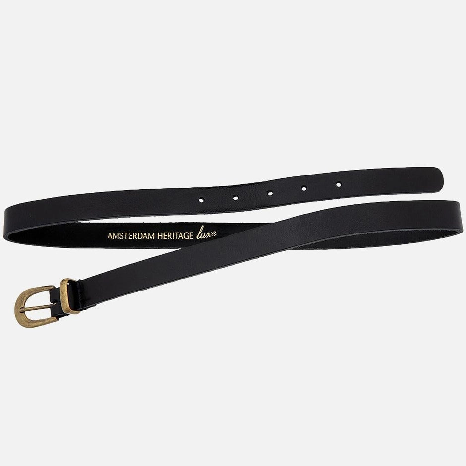 Ank Classic Skinny Leather Belt Women