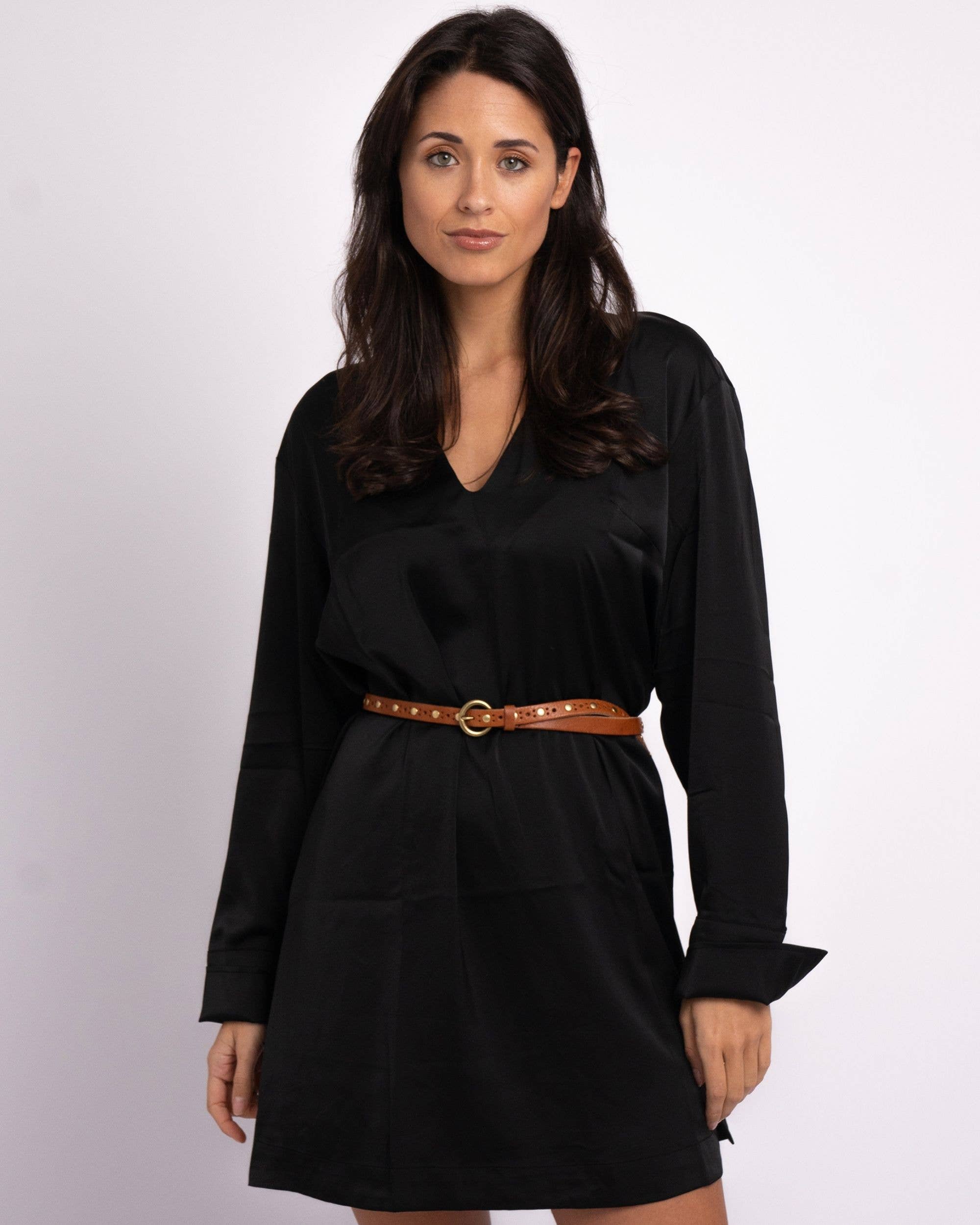 Chloe Vintage Studded Skinny Belt