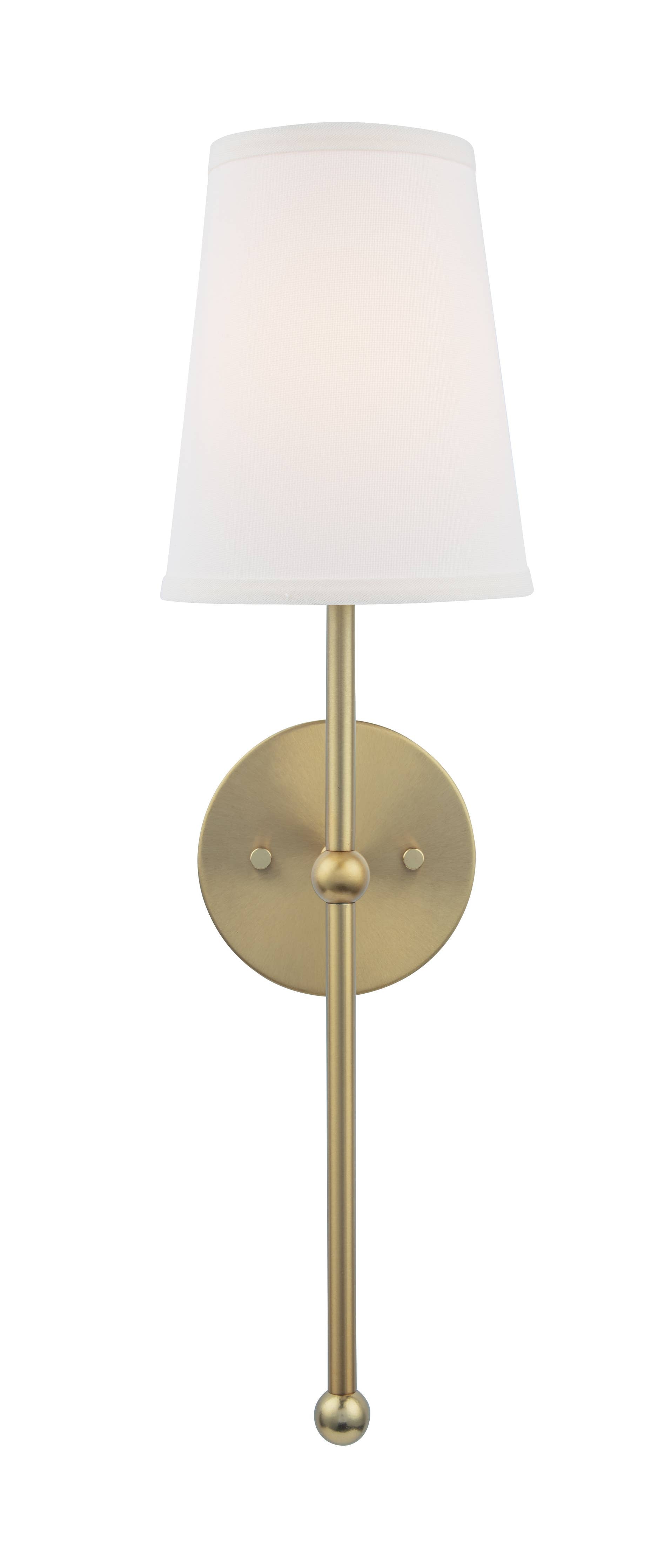 Finley Satin Gold Dimmable Wall Sconce