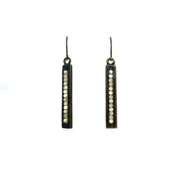 Double Sided Rectangle Earrings