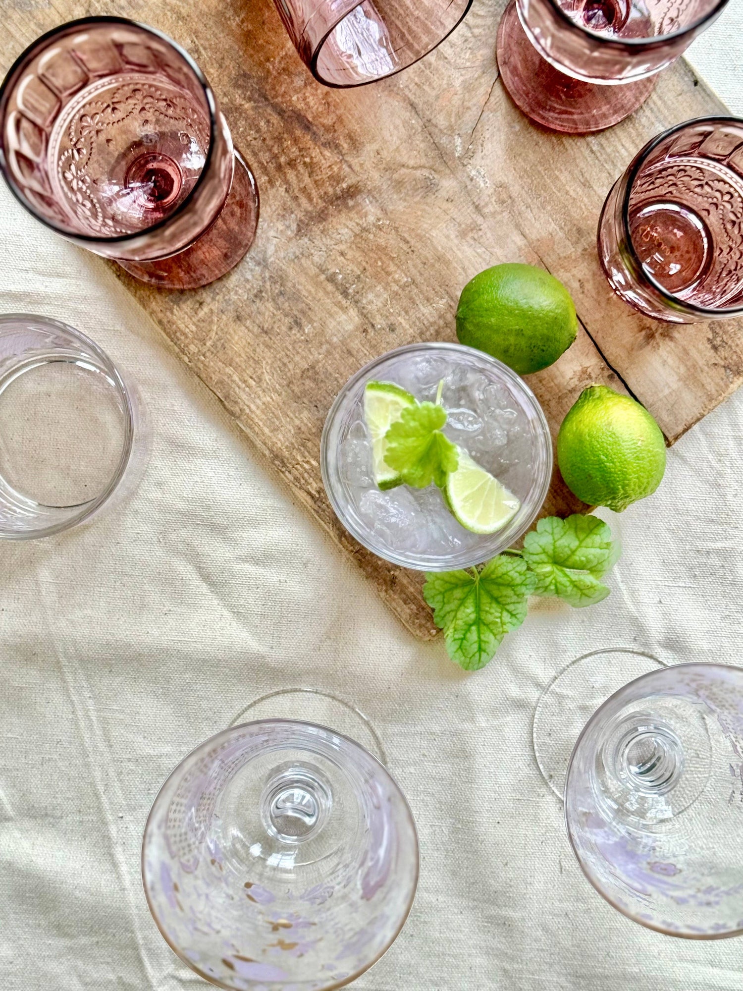 Lilac Tapestry Goblet