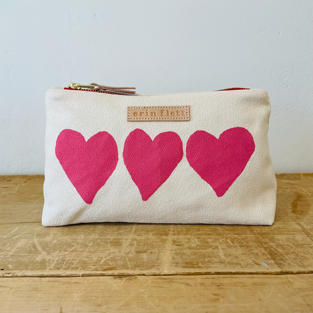 Hot Pink Heart Laura Bag