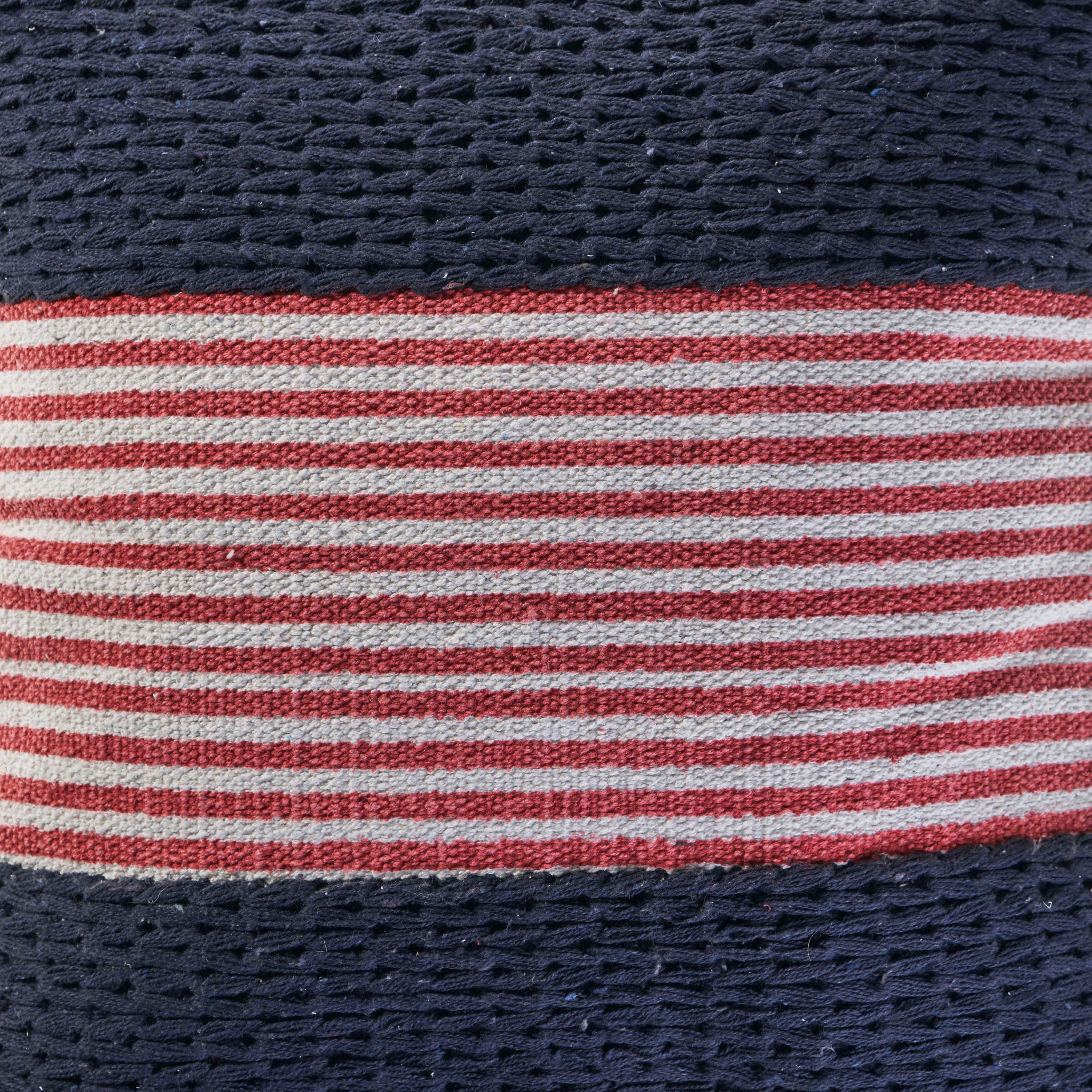 Nautical Striped Throw Pillow