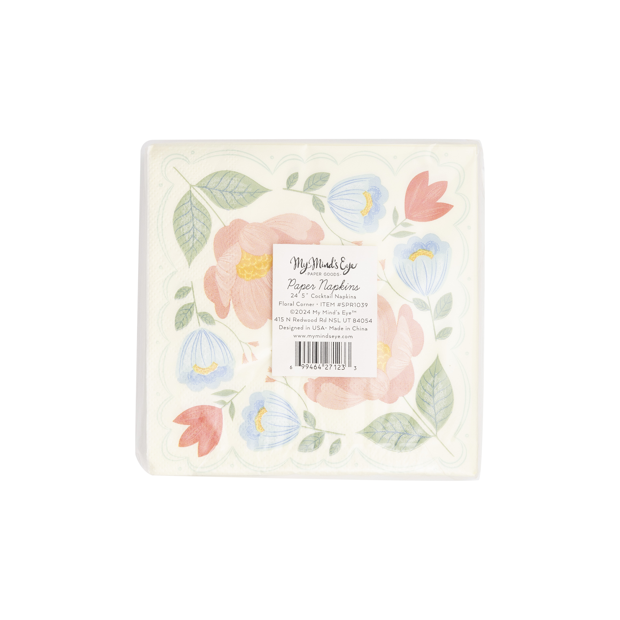 Floral Corner Napkins