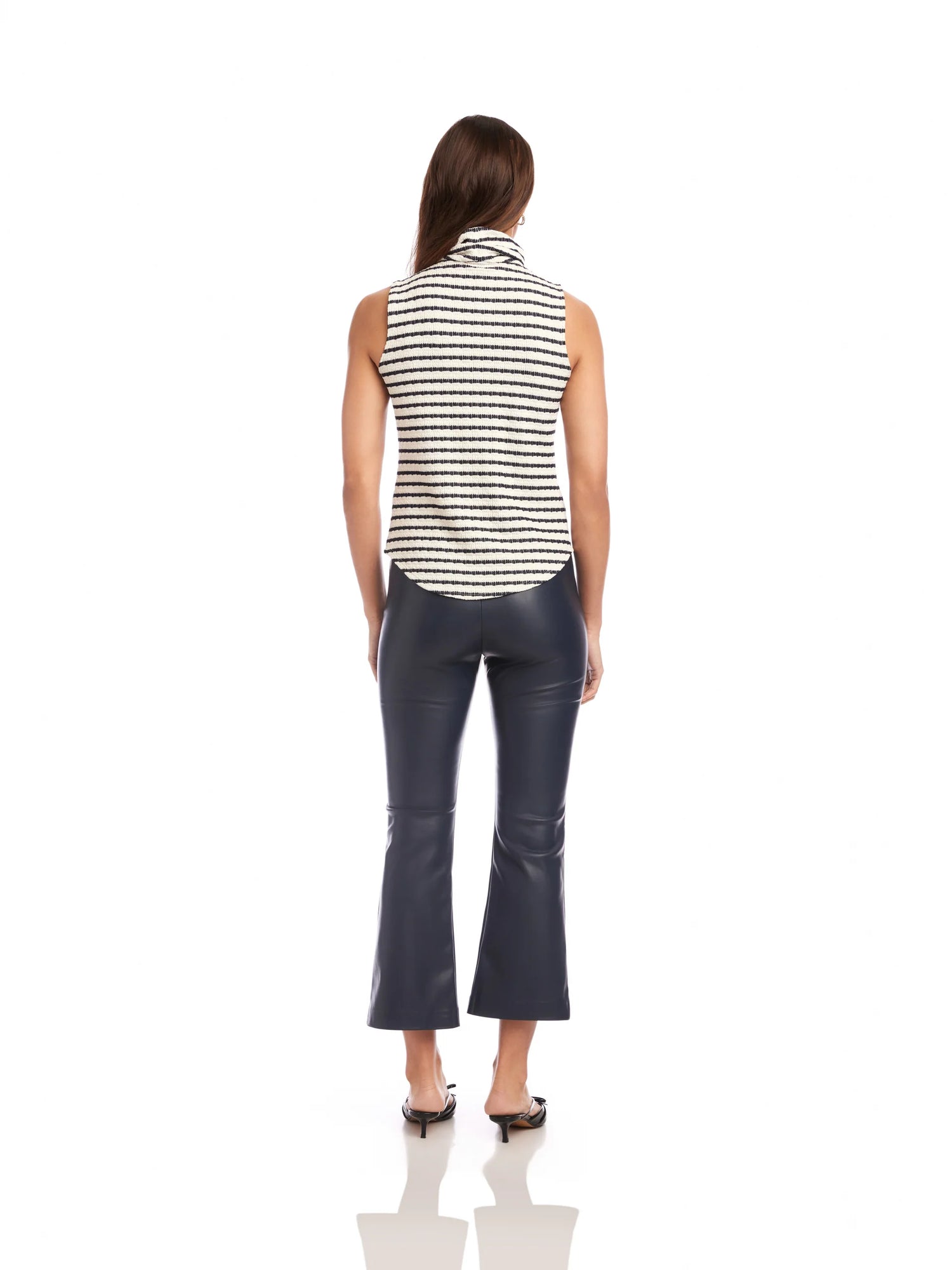 Abbey Stripe Turtleneck Tank