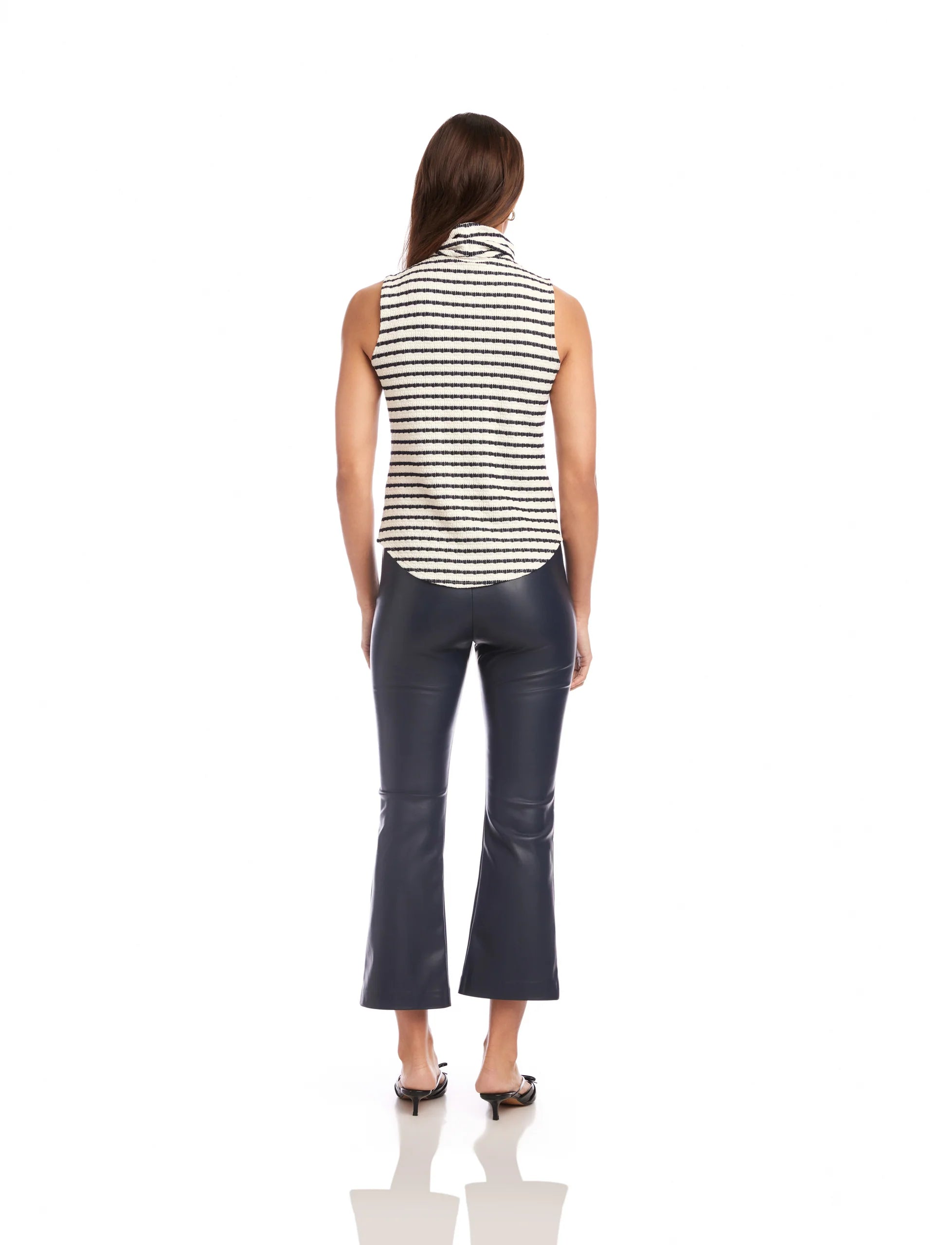 Abbey Stripe Turtleneck Tank