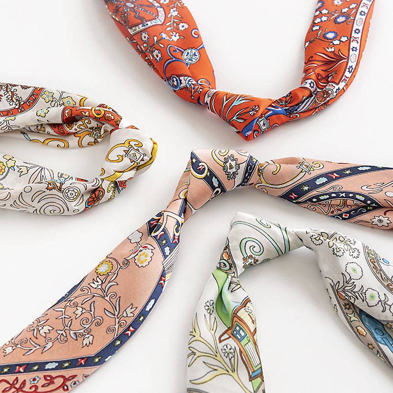 Scarvii - Vintage Pattern Square Scarf