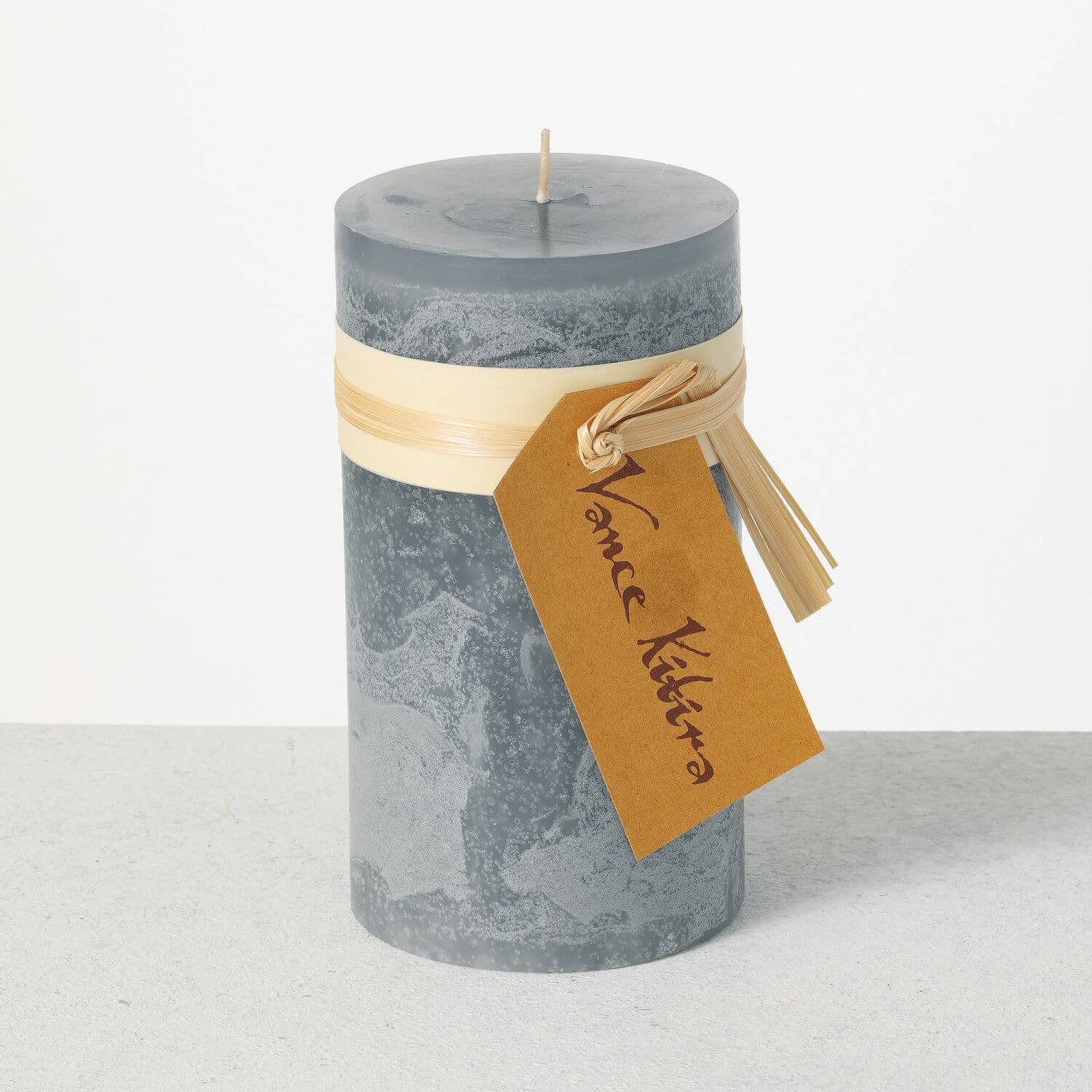 Dove Timber Pillar Candle