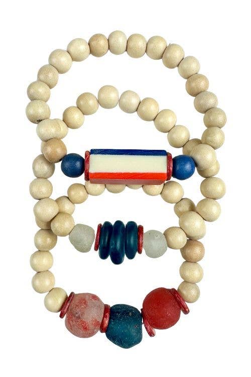 Trio Stack Bracelet Set | Americana