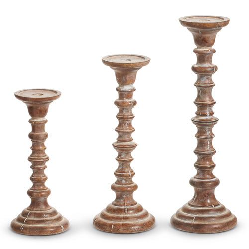 Distressed Candle Holders