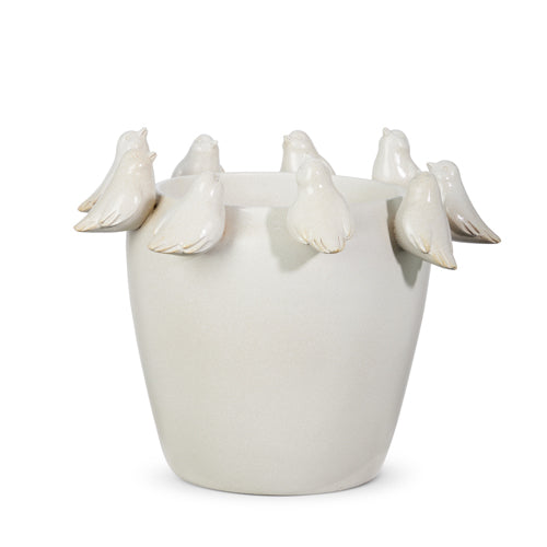 10" Bird Planter
