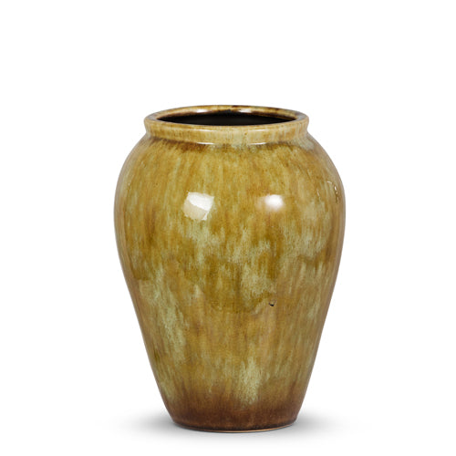 10.75" Glazed Stoneware Vase