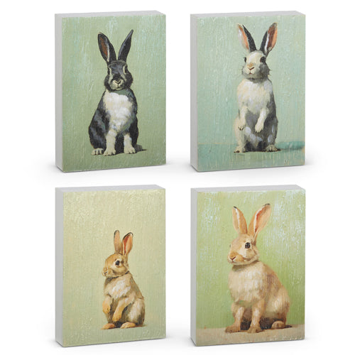 10" Spring Rabbit Block