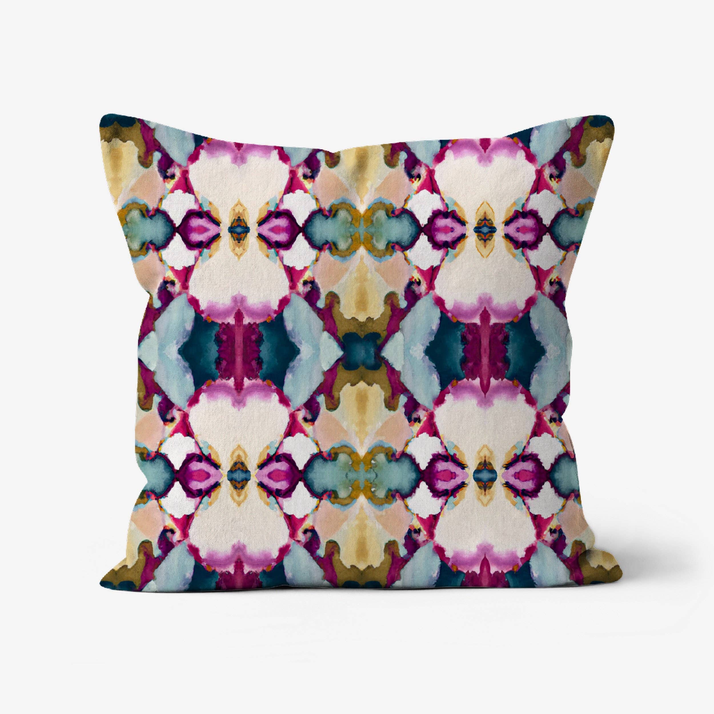 Abstract Modern Art Print Throw Pillow