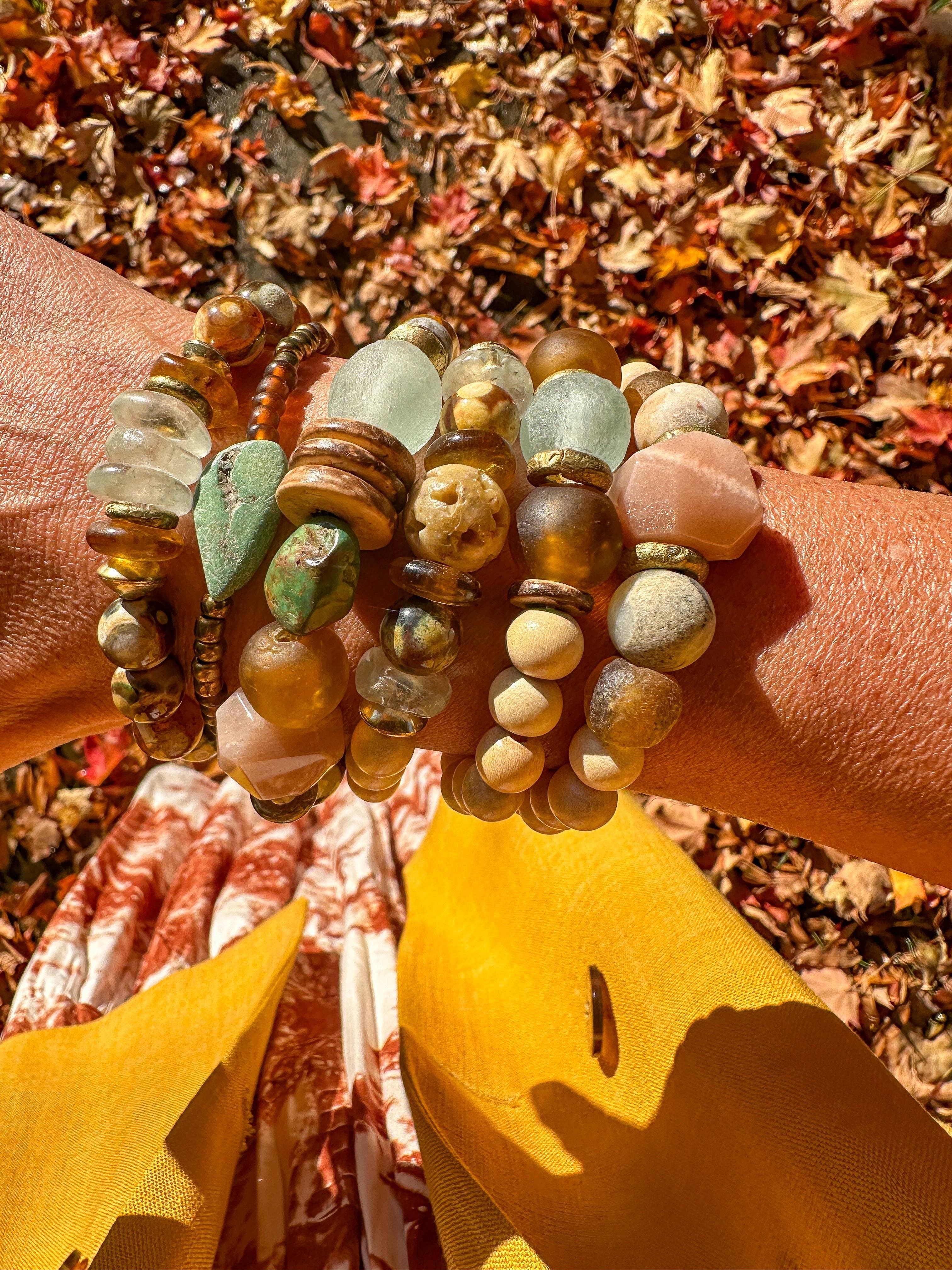Trio Stack Bracelet Set | Harvest