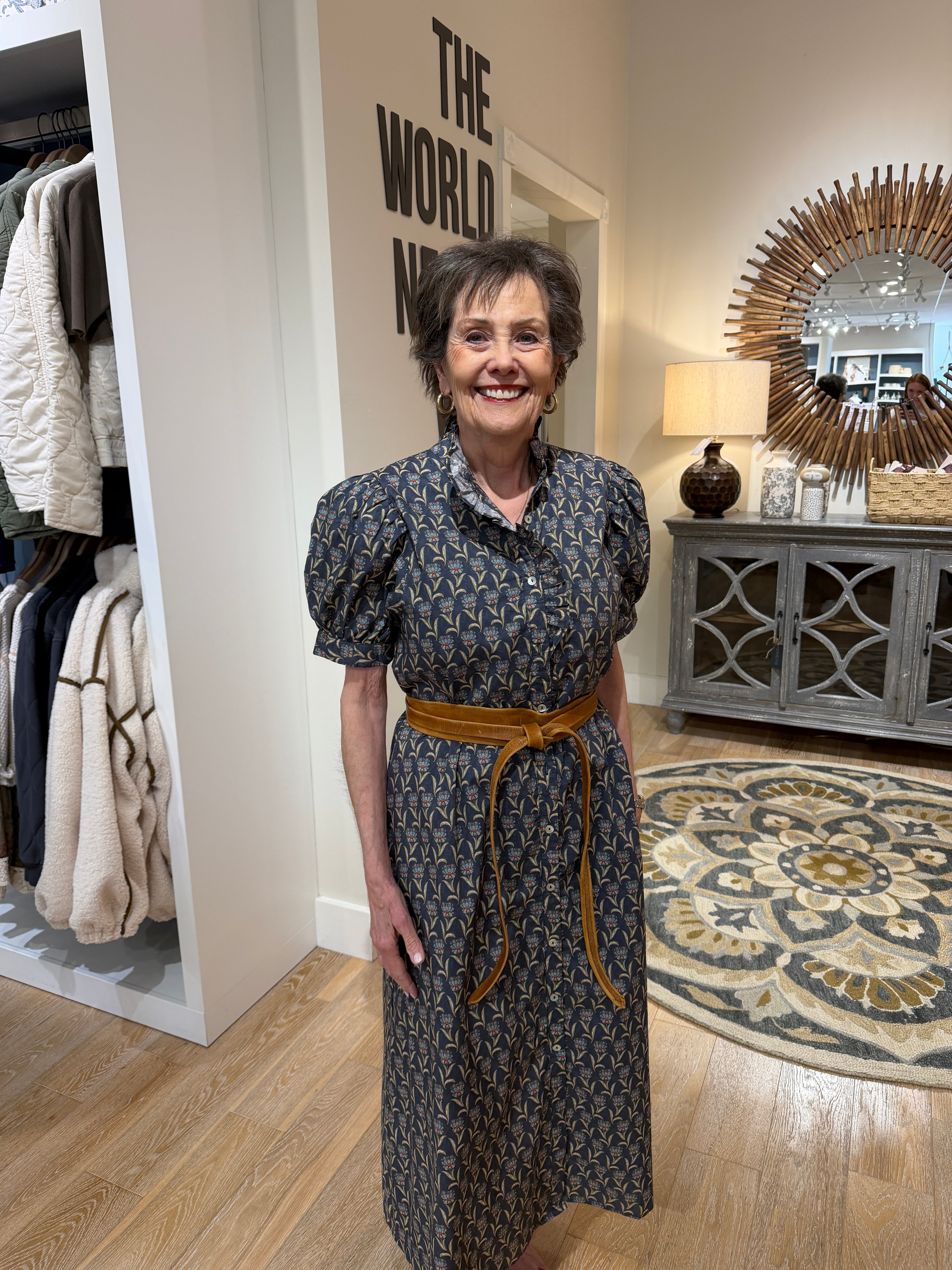 Midnight Floral Dress