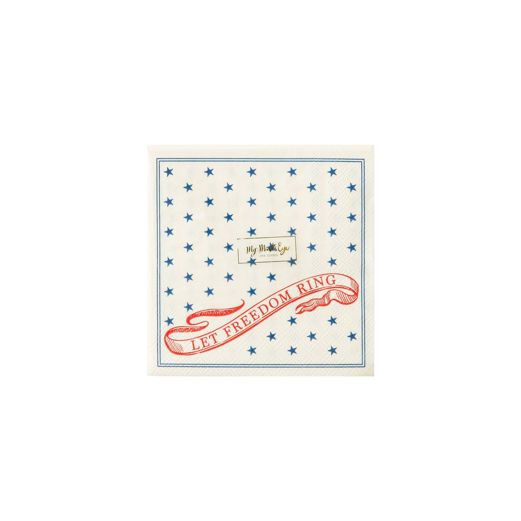 Let Freedom Ring Cocktail Napkin