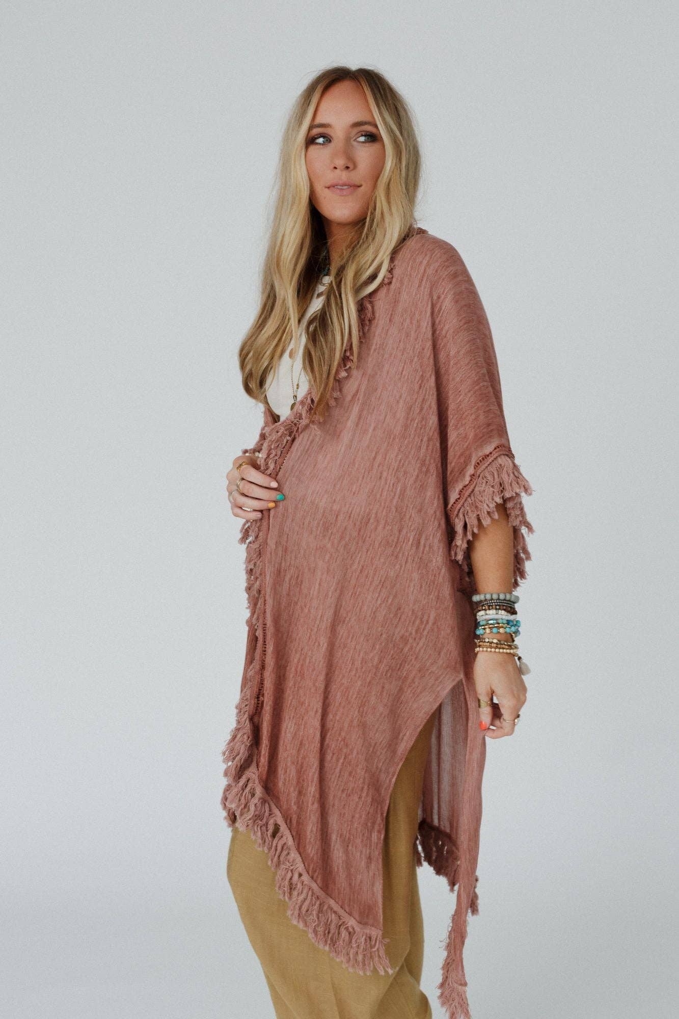 Bohemian Western Fringe Kimono